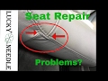 Car Seat Repair Troubleshooting - Common problems when repairing seats - How to sew corners