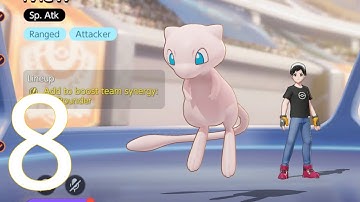 Pokémon Unite Mobile - Gameplay Walkthrough Part 8: Mew