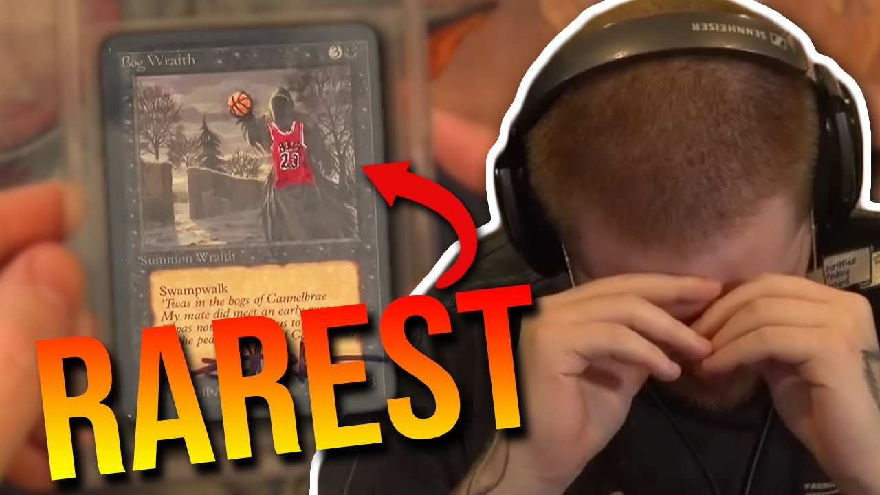 Michael Jordan Bog Wraith - The Rarest Magic: The Gathering Card Michael Jordan Bog Wraith - The Rarest Magic: The Gathering Card
