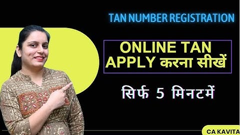 How to Apply TAN Number Online | TAN Number Registration Process | How to Get TAN Number