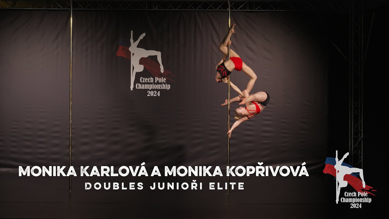Monika Karlová a Monika Kopřivová - Doubles Junioři Elite - Czech Pole Championship 2024