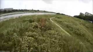 New QUAD Racer Aerial video (Mobius LensB)
