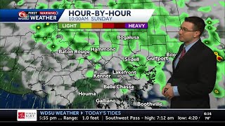 More showers and storms possible today