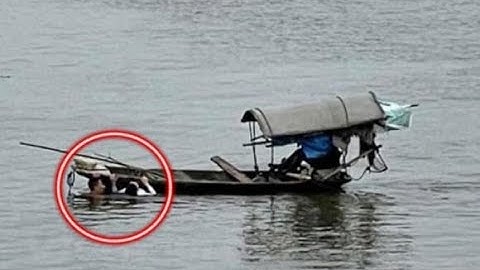 THƯỢNG ÚY QUÂN ĐỘI BƠI NHƯ RÁI CÁ GIẢI CỨU CÔ GÁI GIỮA DÒNG SÔNG SÂU