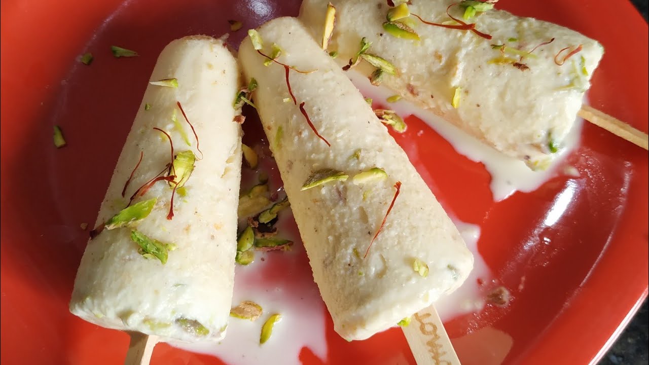 Kesar Pista Kulfi Recipe Saffron Pistachio Kulfi Indian dessert