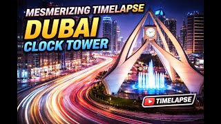 Mesmerizing Timelapse of Dubai Clock Tower