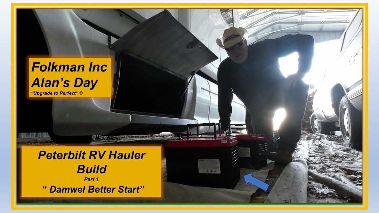 Folkman Inc - Part 1 - Peterbilt RV Hauler Build 