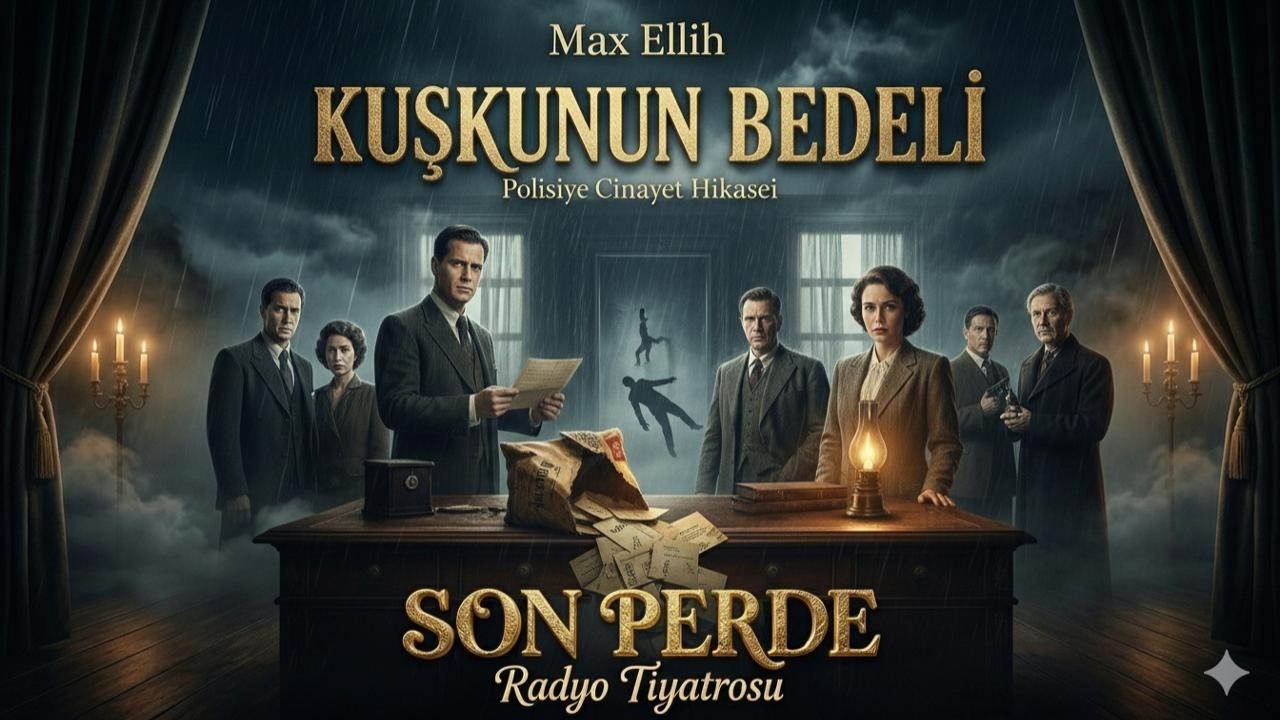 Polisiye Cinayet Hikayesi |  Max Ellih - Kuşkunun Bedeli #polisiye #cinayet #radyotiyatrosu