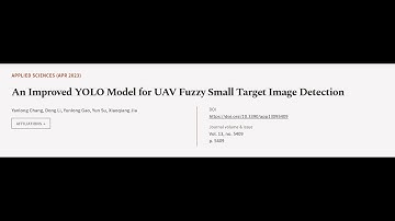 An Improved YOLO Model for UAV Fuzzy Small Target Image Detection | RTCL.TV