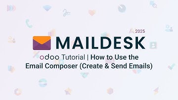 Maildesk Odoo Tutorial | How to Use the Email Composer (Create & Send Emails)