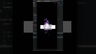 Flutter Particle Universe 🌌 | Audio Reactive Animation with CustomPainter 🚀 #Shorts