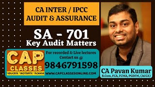 SA 701 Key Audit Matters | KAM | CAP CLASSES