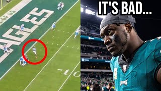 Video Surfaces Of Why AJ Brown Is Mad At Jalen Hurts From Panthers vs Eagles Game