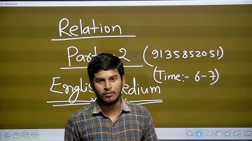 12th Class Math CBSE Relation Part-2
