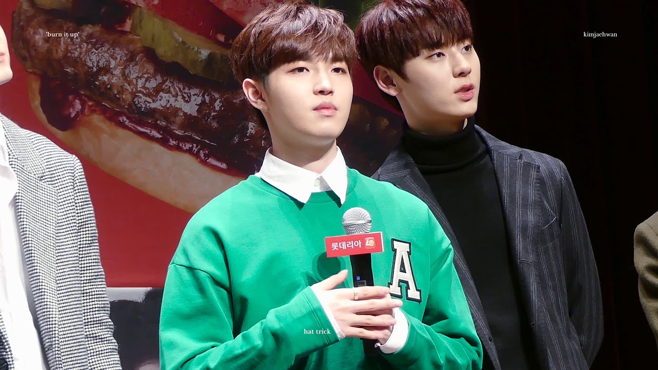 180207 롯데리아 팬사인회 활활 리믹스 내적댄스ver. 김재환 focus