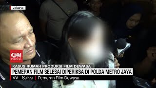 12 Pemeran Film Porno Selesai Diperiksa di Polda Metro Jaya