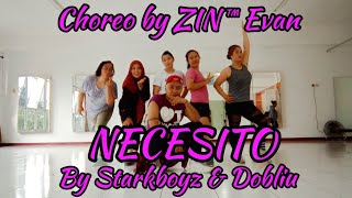 NECESITO By Starkboyz & Dobliu (Mega Mix 95) - Choreo by ZIN™ Evan #zumba #merengue #workout