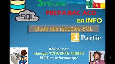 Apprendre et maîtriser les Requête SQL 1 ere partie ( cours et exercices corrigés)