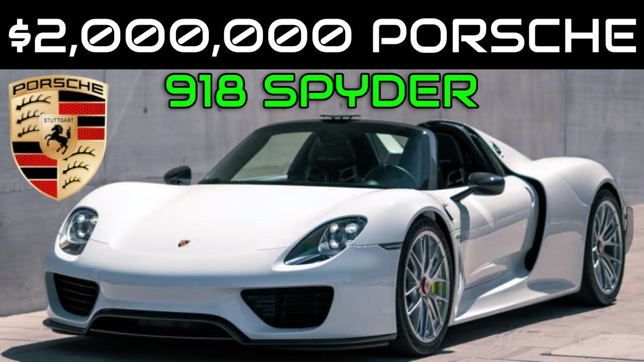 The $2,000,000 Hybrid Hypercar - Porsche 918 Spyder Weissach PKG