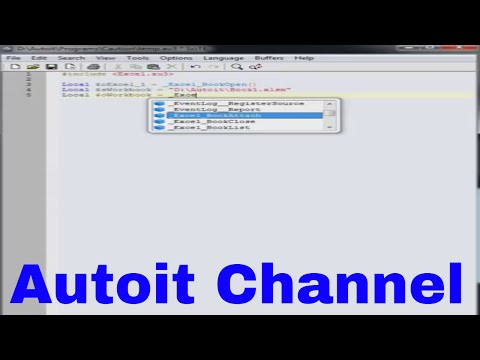 Autoit Tutorial - Open Excel and run a Macro