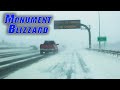 Whiteout Blizzard Conditions Menace Drivers In Monument, CO