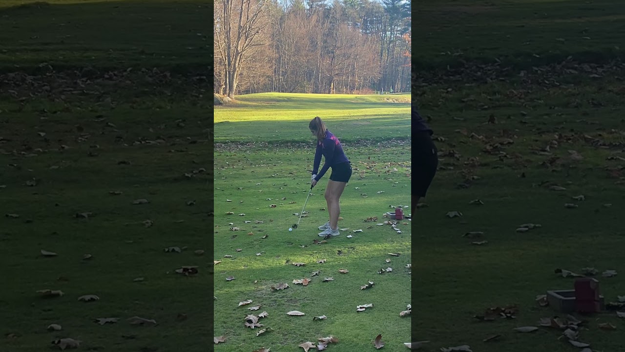 Ali sucks at golf lol