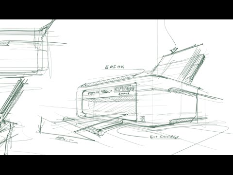 Printer design sketch  Car Body Design  Design sketch Design printer  Industrial design sketch