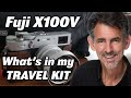 Fuji X100V: What's in my TRAVEL PHOTOGRAPHY KIT, Godox, Think Tank, Peak Design