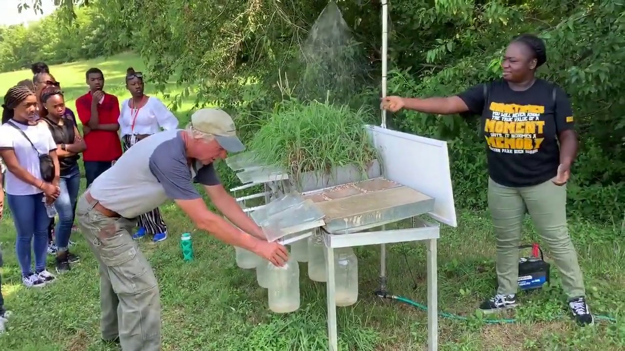 Rainfall Simulator Demonstrates Benefits of Soil Health Practices
