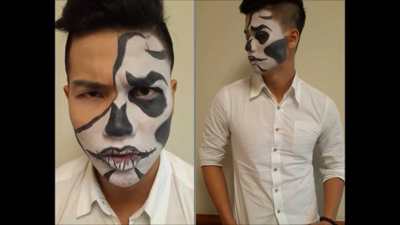 RVFC Official Halloween Makeup MALE Tutorial YouTube