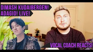 Vocal Coach Reacts! Dimash Kudaibergen! Adagio! Live!