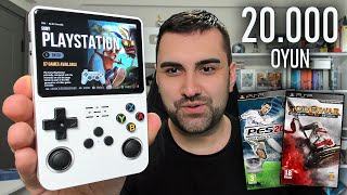 20.000 Oyunlu Pes 2013 Ve God Of War Oynatan El Oyun Konsolu Retrostreet R36S Psp & Nintendo