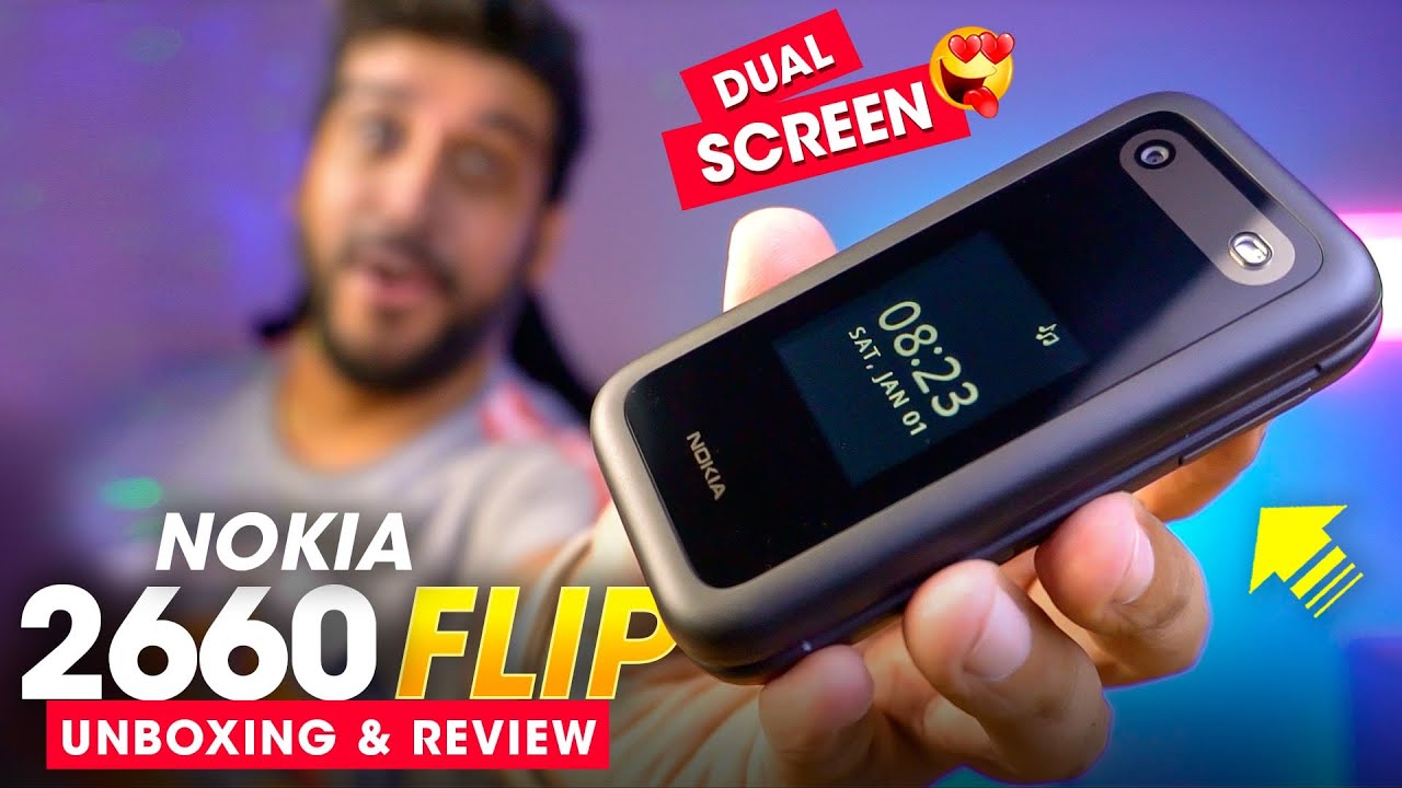 My *NEW* FLIP PHONE from NOKIA!! ⚡️ Nokia 2660 Flip 4G Unboxing & Review!