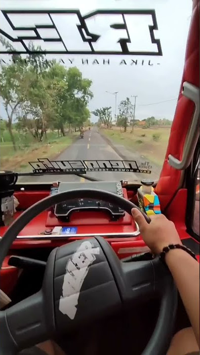 history wa/ vidio mentahan nyetir truck jln sore nyantai