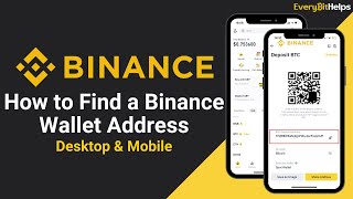 How to Find a Binance Wallet Address 2024 (Desktop & Mobile) by Every Bit Helps 3,469 views 2 months ago 8 minutes, 3 seconds