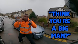 &quot;Think You&#39;re A Big Man?&quot; UK Bikers vs Crazy, Angry People and Bad Drivers #155
