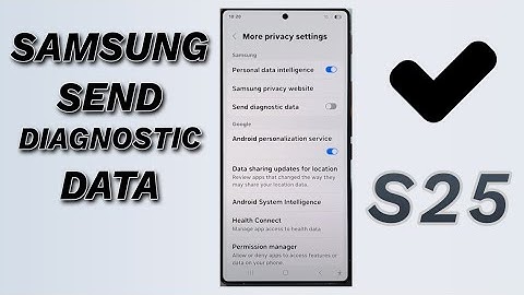 📤 How to Turn On/Off Samsung Send Diagnostic Data | Galaxy S25/S25+/Ultra 🔧