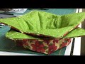 Microwave bowl cozy, using precut AccuQuilt kit, from Renee’s House of Quilting.