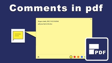 How to add comments in pdf using pdfelement