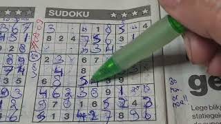 (#8509) Friday Four Stars Sudoku puzzle. Bonus Extra edition. 05-10-2024 Extra part 2 of 4