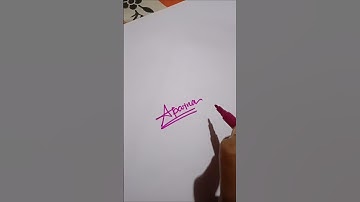 Stylish name Aparna | Calligraphy signature #shots #stylish_name #aparna#calligraphy