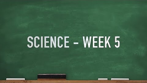CC Cycle 2 Week 5 Science