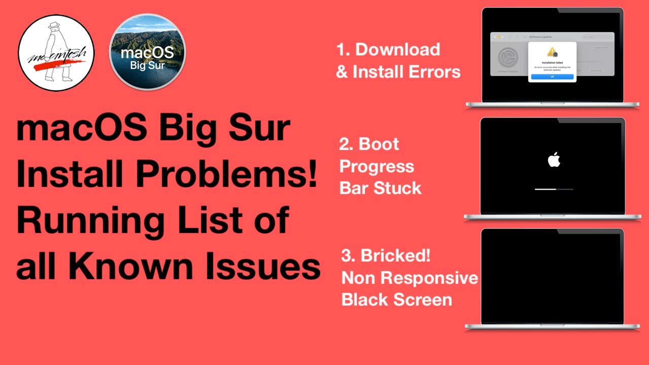 macOS Big Sur 11.2 - List of Install & Upgrade Issues UPDATED!