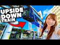 Riding on Japan's UPSIDE-DOWN Train