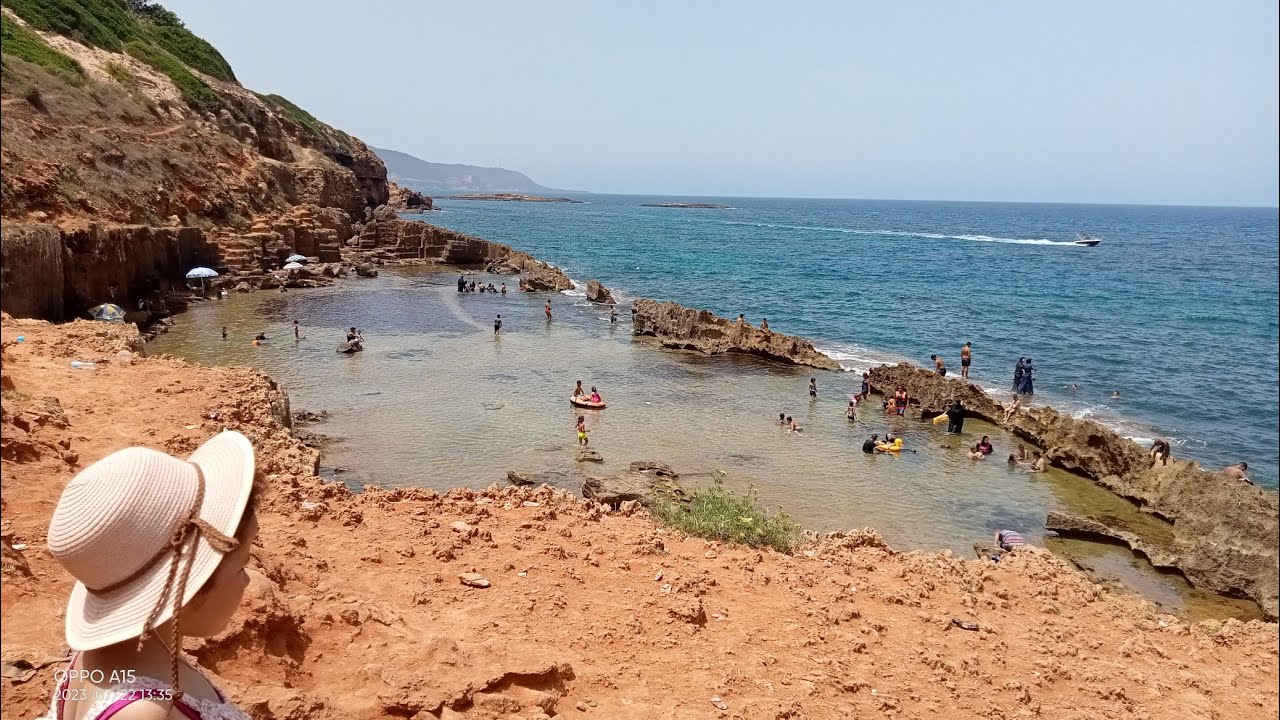 الشاطىء الصخري الحماما بمدينة تيبازة❤️ ذكريات الطفولة