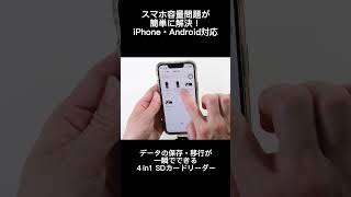 【スマホ容量不足を解決】写真・動画を保存できる便利アイテム