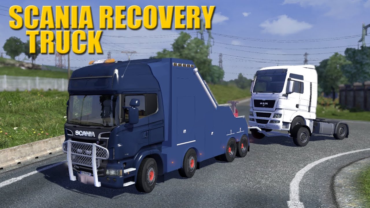 ETS2 Scania Recovery Truck Mod  YouTube