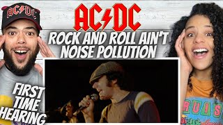 MADE A STATMENT!| FIRST TIME HEARING AC/DC - Rock And Roll Ain't Noise Pollution REACTION