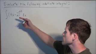 Integration by Substitution (basic example) - Calculus I