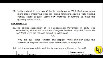JKBOSE Class 8th Social Science Model Paper 2023 #jkbose #viralvedio